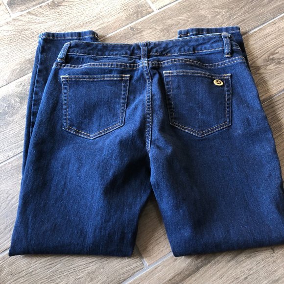 🛍️🛍️SOLD Sz 8 Michael Kors izzy skinny denim jeggings - Picture 7 of 8